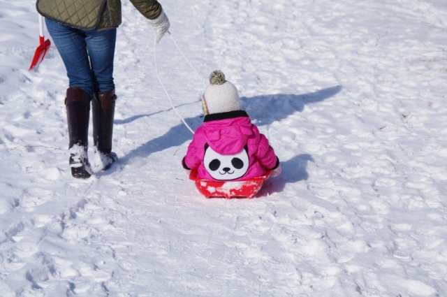 雪 遊び 赤ちゃん