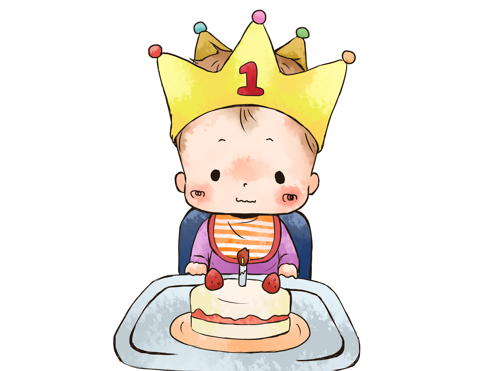 赤ちゃん 誕生日 ケーキ