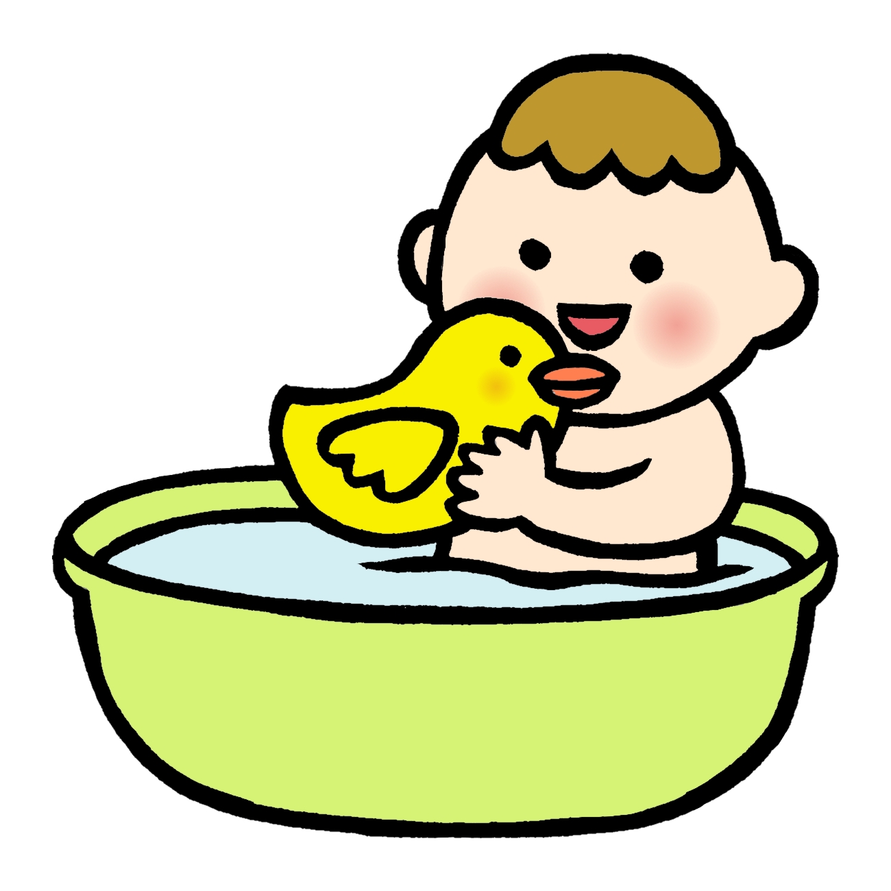 赤ちゃん　水遊び　お風呂